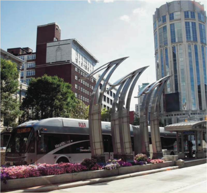 Cleveland's HealthLine Photo: ITDP