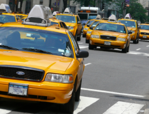 Would sharing for-hire trips cut traffic or lead more people to hire cars to get around? Photo:  Ad Meskins, Creative Commons license.