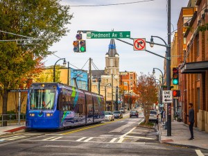 The Atlanta streetcar, which cost $100 million to construct, is only drawing about 700 passengers per day. Photo: Lauren Holley/Flickr