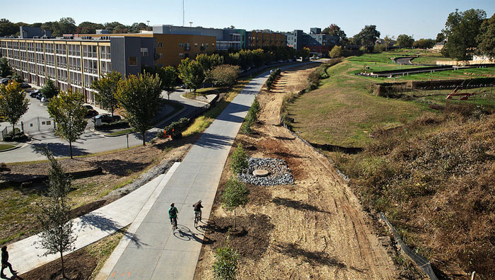 Advocates want MARTA to do more to ensure that housing near new transit routes like the Belt Line remains affordable to current Atlanta residents. Photo: Atlanta BeltLine/Flickr