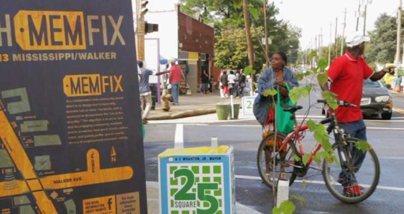 A 2013 festival at Mississippi and Walker. Photo: Innovate Memphis.