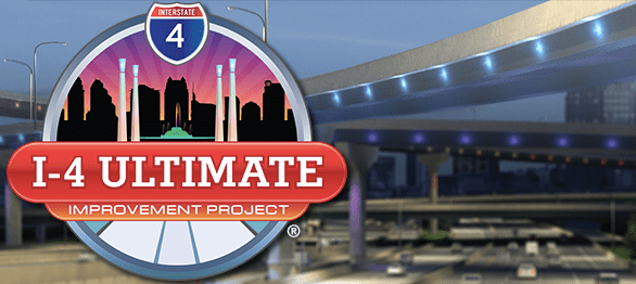 One sign the I-4 widening project in Orlando : It creates a traffic problem that didn't exist before, creating a pretext for another road expansion. Image: Florida DOT