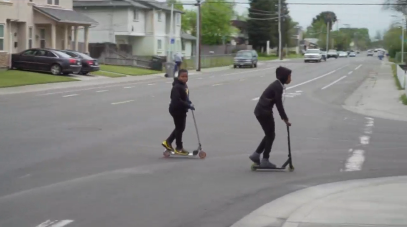 One of Sacramento's poorest neighborhoods doesn't have enough crosswalks. It also has a high rate of jaywalking arrests. Image: KXTV