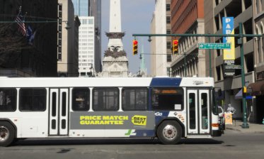 Buses are too rare a sight on Indianapolis streets. Photo: Paul Sableman/Flickr