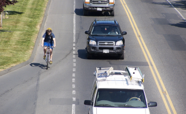 When people who bike get behind the wheel of a car, Photo: John Luton/Flickr