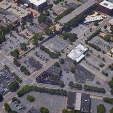 Atlanta has nine parking spaces (nine!) for every car. A tax on parking could fund both transit and below-market housing. Image via ThreadATL