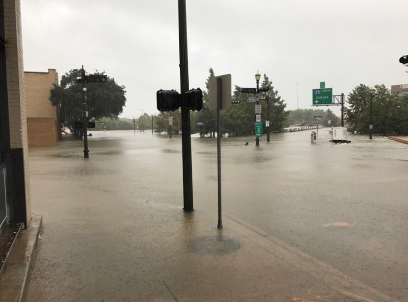 Floodwaters in Houston. Photo: Christof Spieler