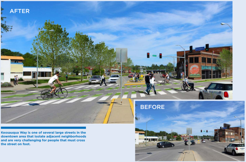 Images: Des Moines Connect Downtown plan