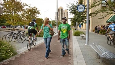 The Indianapolis Cultural Trail was funded with a TIGER grant. Photo:  Walk Indianapolis