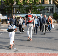 Shorter waits for pedestrians are part of Transport for London's "walking action plan." Photo: Transport for London