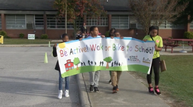 North Carolina DOT is ending a program aimed at reducing obesity by encouraging children to walk or bike to school. Photo:  Transforming Health NC
