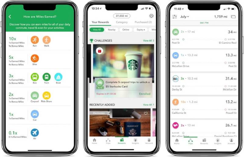 Aspen commuters will be able to use an app to earn free products for trying sustainable commuting. Photo: Miles App