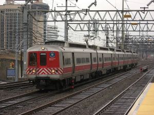 A Metro-North train at the Stamford station. Travel times could decrease if a driver tolling plan is approved. Photo: Adam E. Moreira