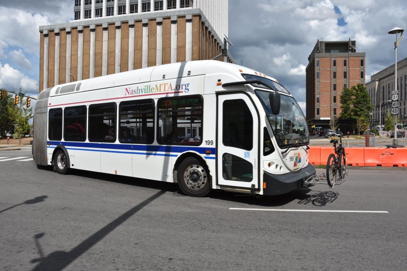 Nashville is seeking $18 million from the federal government for a new transit hub.