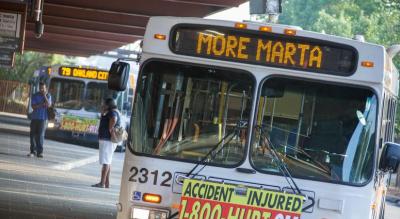 This Atlanta bus speaks for riders — but not necessarily for Georgia lawmakers or suburban county leaders.