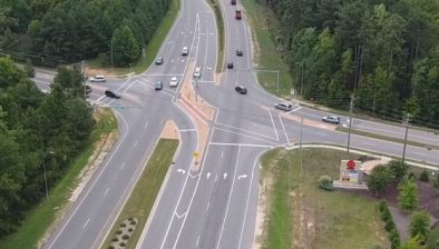 A North Carolina "superstreet."