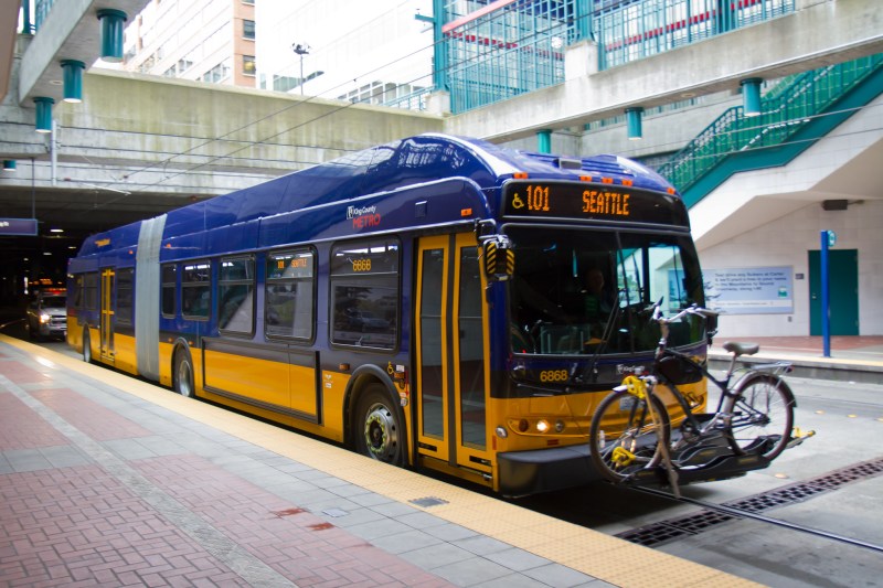 Seattle had the steepest decline in solo drivers in the country this decade thanks to expanded and more frequent bus service.