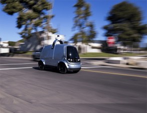 Nuro Self-Driving Delivery Vehicle via Wikimedia Commons.