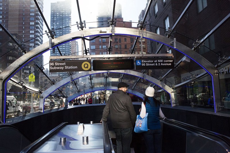 A new study suggests the Second Avenue subway (above, opening in January 2017) has generated some $70 billion in real estate value for the surrounding development. Source: John Taggart/Bloomberg via Getty Images.