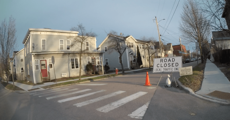 Here's what's being done in Burlington, Vt, which has miles of streets now looking like this. Photo: Liam Griffin