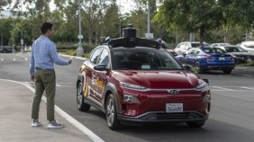 A self-driving Hyundai in Irvine, California.
