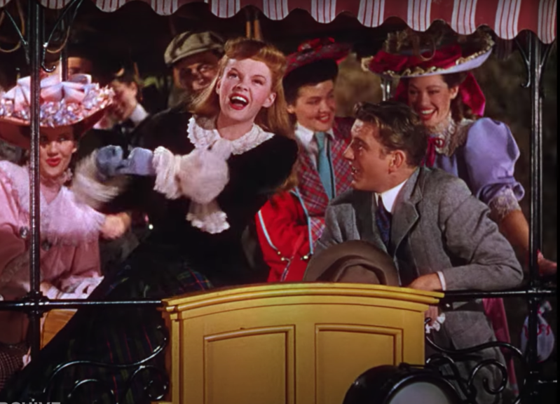 Cities often plan streetcar routes that appeal to white nostalgia for the early days of the 20th century glorified in films like Meet Me In St. Louis — while ignoring the real mobility needs of Black residents who have never been served by the mode. Image: Warner Archive via Youtube.