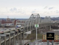 Cincinnati's Eastern Bypass boondoggle was proposed as a possible alternative to replacing the aging Brent Spence Bridge, above. Image: Landline via Creative Commons