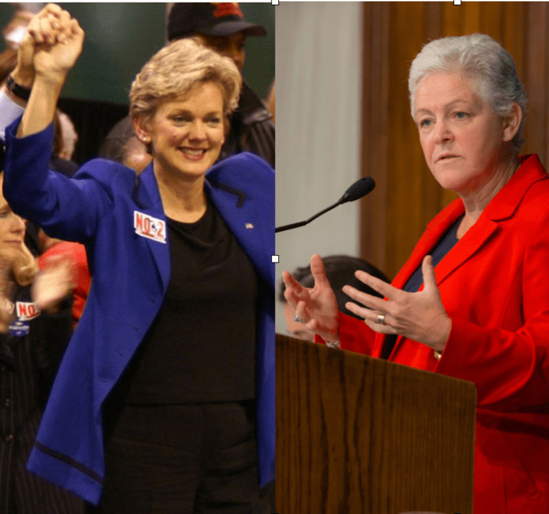 Jennifer Granholm, left, and Gina McCarthy, right. Images via Creative Commons.