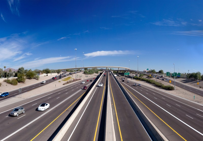 Just one of Phoenix's massive interstates, via Creative Commons