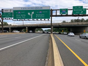 This Maryland highway is wide enough already — and expanding it even more would only exacerbate the region's problems. Image: Wikimedia Commons