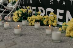 An image from a World Day of Remembrance Vigil. Source: Families for Safe Streets