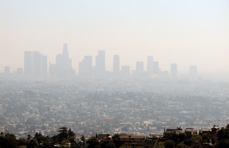 Smog over Los Angeles. Image: Metro Library, CC