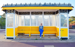 This sunny bus stop is in the U.K....but we'll bet there are some great ones across the pond, too. Image: PxHere, CC