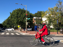 Seniors bike, too. Photo: Caitlin Rogger