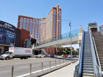 Advocates hoped that the "Reconnecting Communities" program would fund large-scale highway removals, but it may fund more projects like this Las Vegas pedestrian bridge. Photo: David Shane, CC