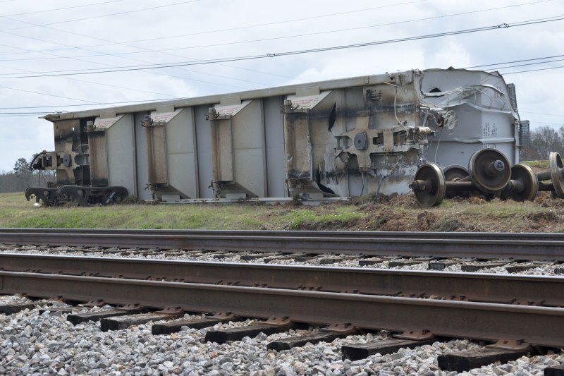 A similar train derailment in Georgia. Photo: Paul Brennan, CC